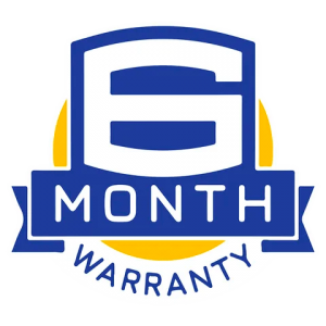 logo 6mo warranty