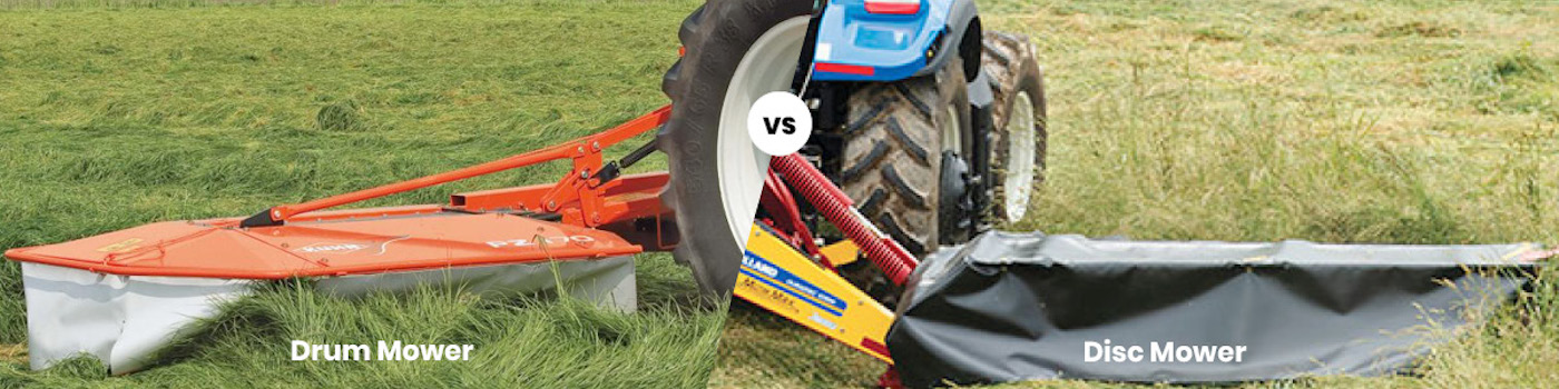 Drum mower vs disc mower