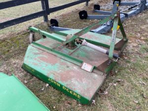 Pre-Owned John Deere 503 Rotary Cutter, single spindle, stump jumper, 5′ cut