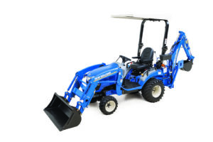 New Holland Workmaster 25S Sub-Compact Tractor, HST Loader Backhoe