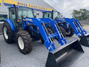 New Holland Powerstar 120 Deluxe Cab 4WD Tractor, Loader