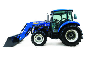 New Holland Powerstar 75 Deluxe Cab 4WD Tractor, Loader