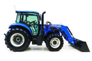 New Holland Powerstar 120 Deluxe Cab 4WD Tractor, Loader